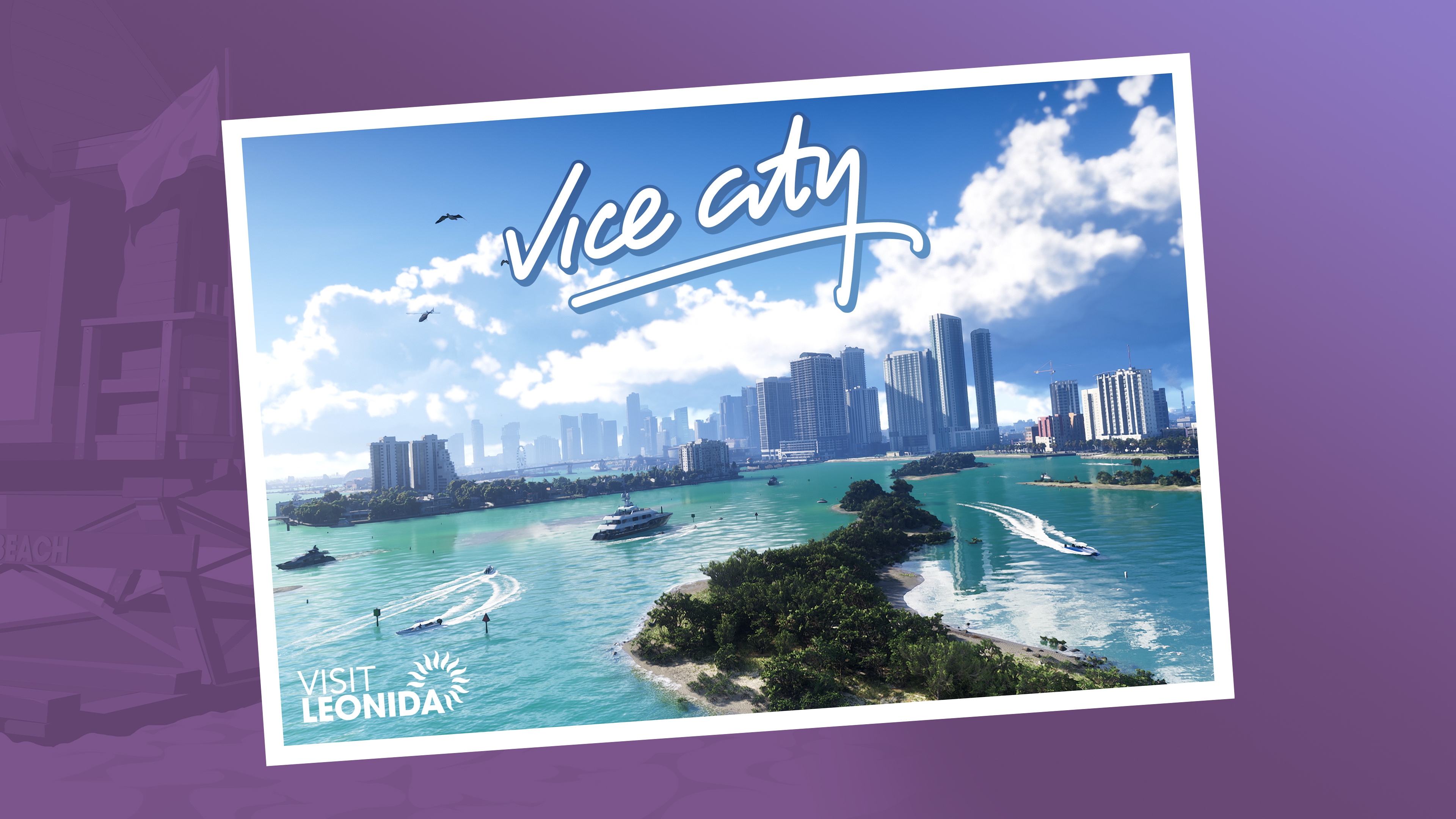 Official GTA VI Vice City artwork
